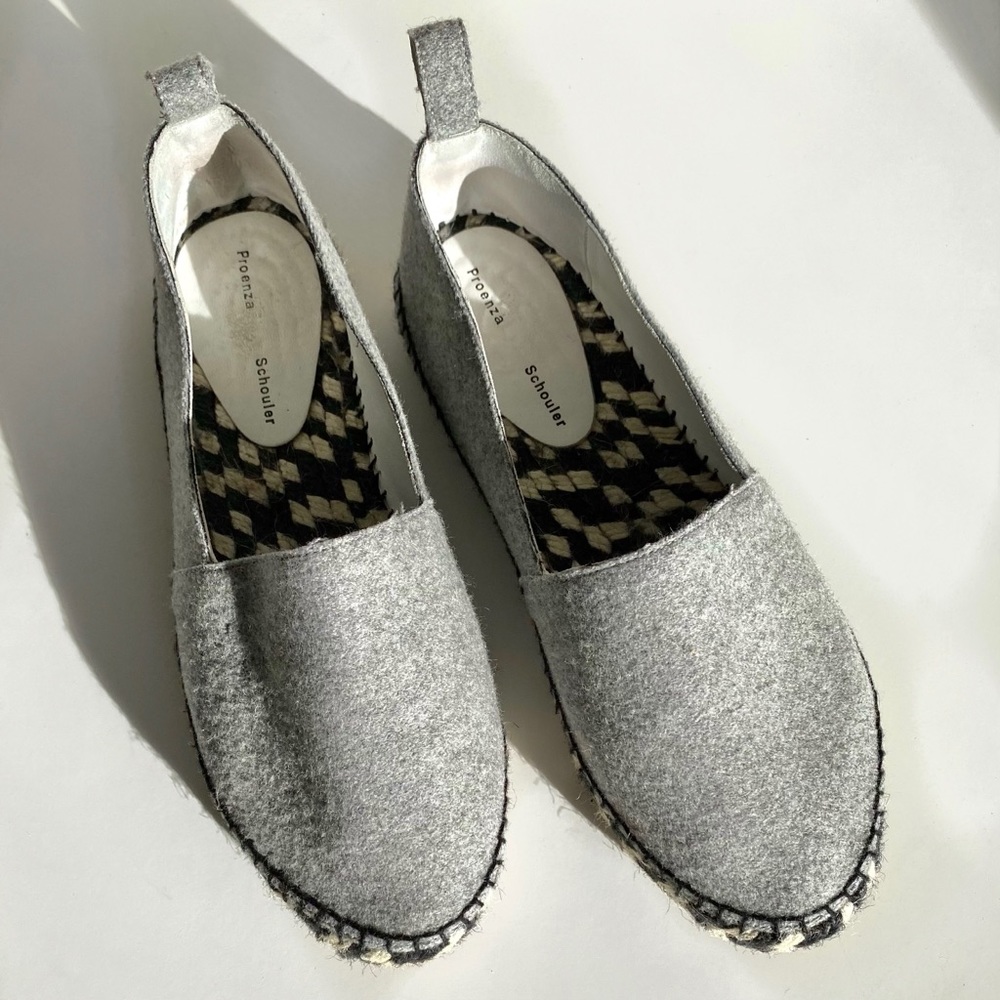 PROENZA SCHOULER GREY ESPADRILLE